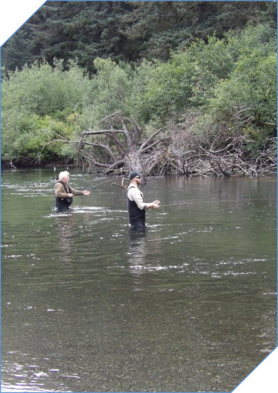 Ulla Wolfgang Lachs Heilbutt Angeln Fischen Yakutat Alaska